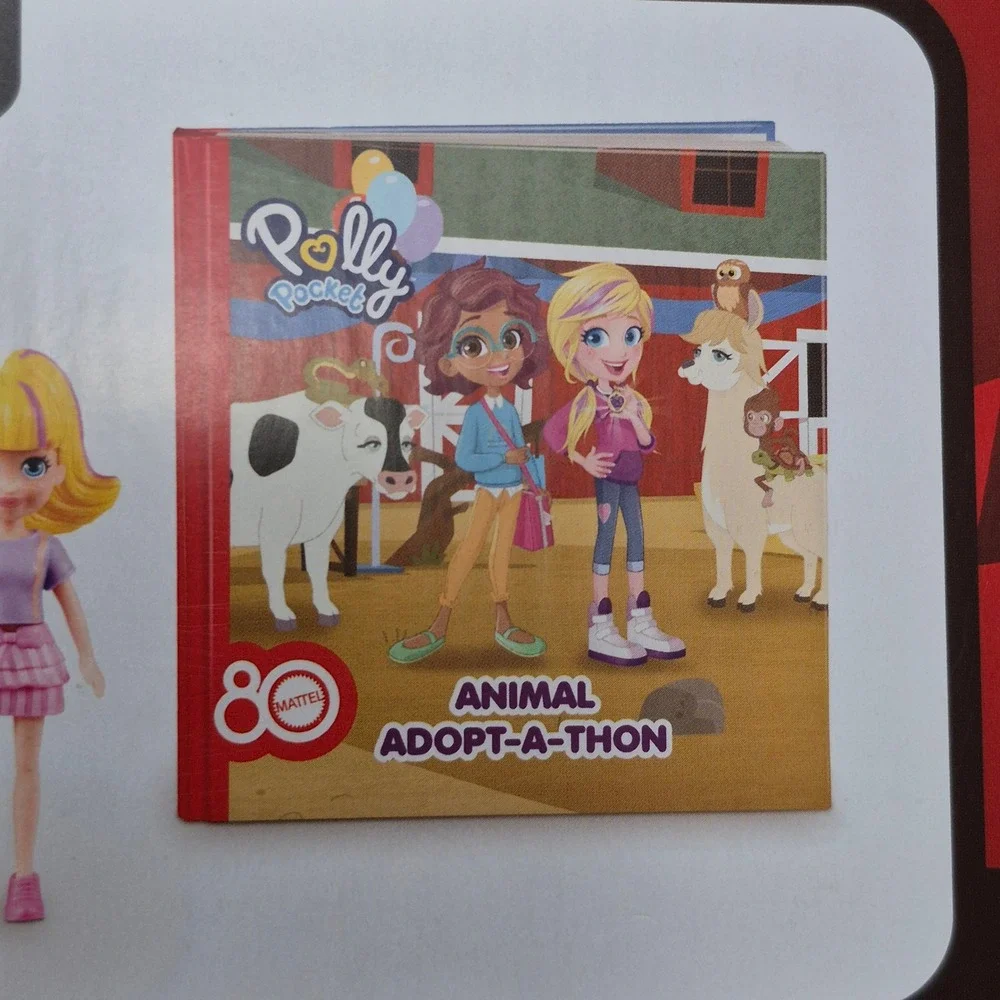 Polly Pocket Animal Adopt-a-thon Book & Fashion Doll Gift Set Kohl's Cares